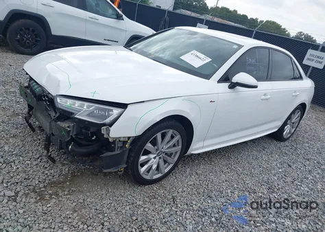 2018 Audi A4 2.0T Premium/2.0T Tech Premium from USA, damaged, VIN WAUDNAF43JA126588